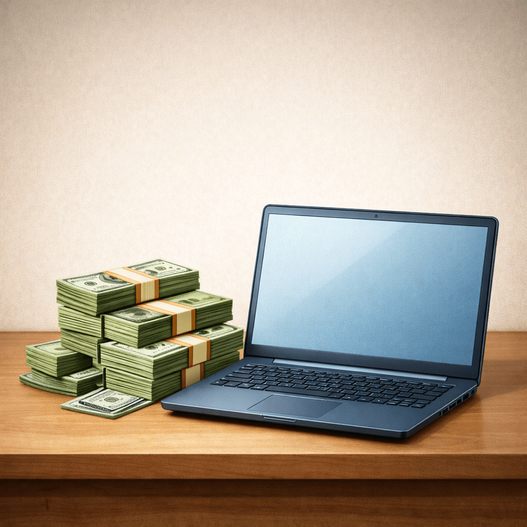 10 façons de générer de l'argent listées avec icônes représentant entrepreneuriat, investissements, immobilier, freelance, création de contenu, marketing d'affiliation, cours en ligne, consulting, jobs et services.